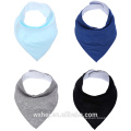 Wholesale 100% cotton Super Soft solid color cute baby Bibs high quality